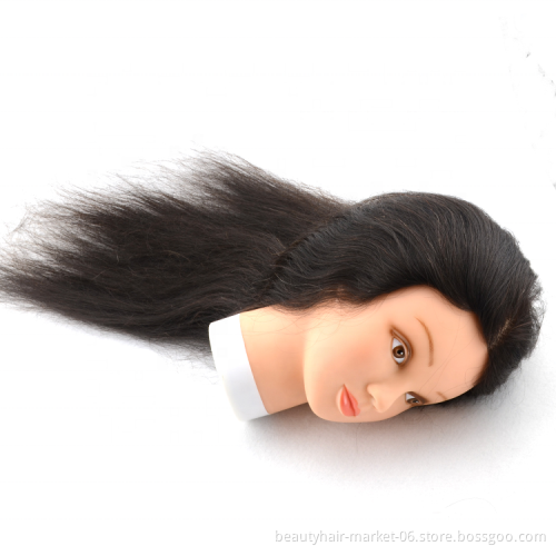 2020 Hot Sale 100% Human Hair Training head Wig Display Head Mannequin